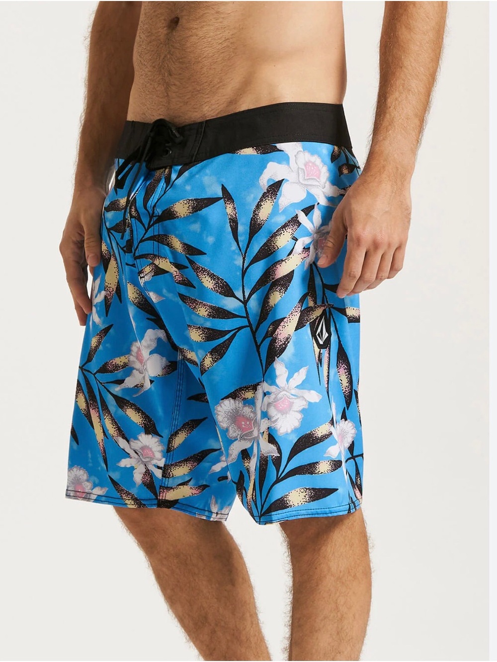 Volcom NWT 40 Mod-Tech Boardshorts Tropical Hideout Mens Blue Floral Surf Swim